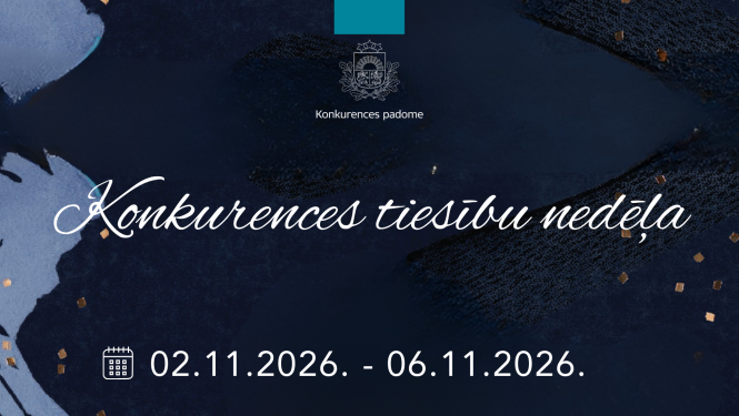Konkurences tiesību nedēļa 2026