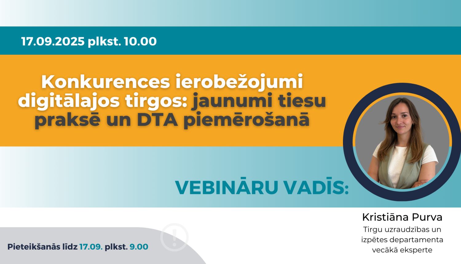 DTA vebinars