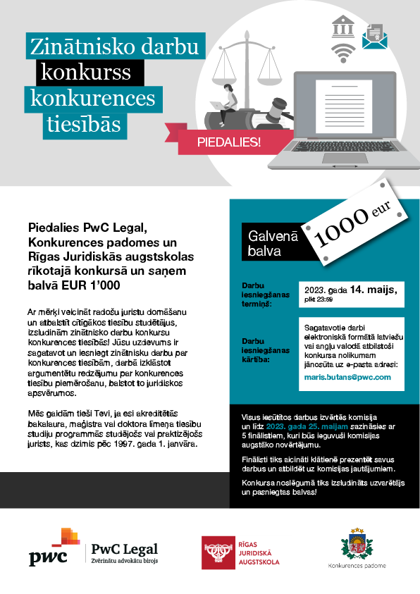Zinātnisko darbu konkursa plakāts 2022/2023