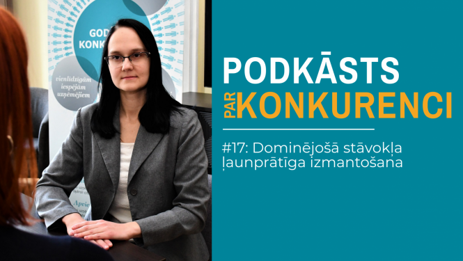 Podkāsta ieraksts ar Analītiskā departamenta direktores vietnieci Ievu Dāboliņu