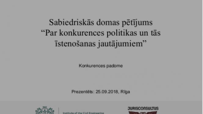 Sabiedriskās domas pētījums – 2018. gads