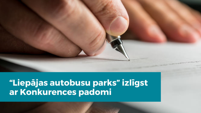 Liepājas autobusu parks izlīgums ar Konkurences padomi