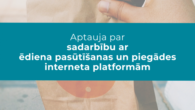 Ēdienu piegāde - aptauja par ēdienu piegādi