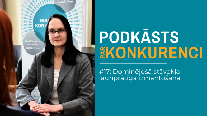 Podkāsta ieraksts ar Analītiskā departamenta direktores vietnieci Ievu Dāboliņu