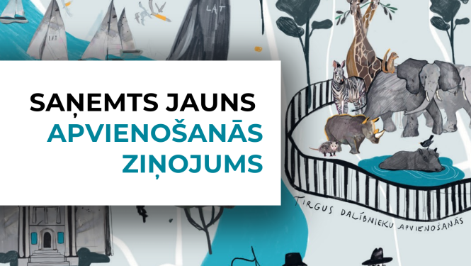 Saņemts jauns apvienošanās ziņojums