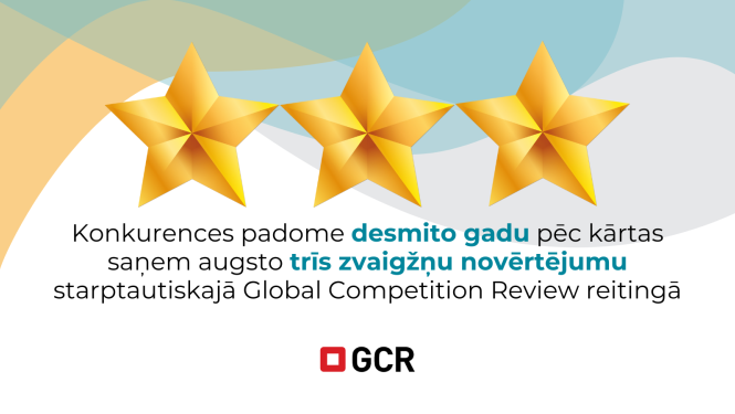 GCR reitingā KP iegūst atkārtoti 3 zvaigznes
