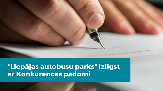 Liepājas autobusu parks izlīgums ar Konkurences padomi