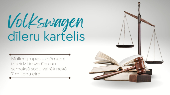 Volkswagen dīleru karteļa tiesvedība noslēgta