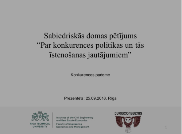 Sabiedriskās domas pētījums – 2018. gads