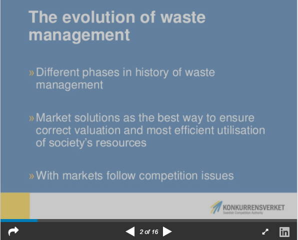 Ziemeļvalstu pieredze par konkurenci atkritumu apsaimniekošanā un gatavošanos pārejai uz apļveida ekonomiku