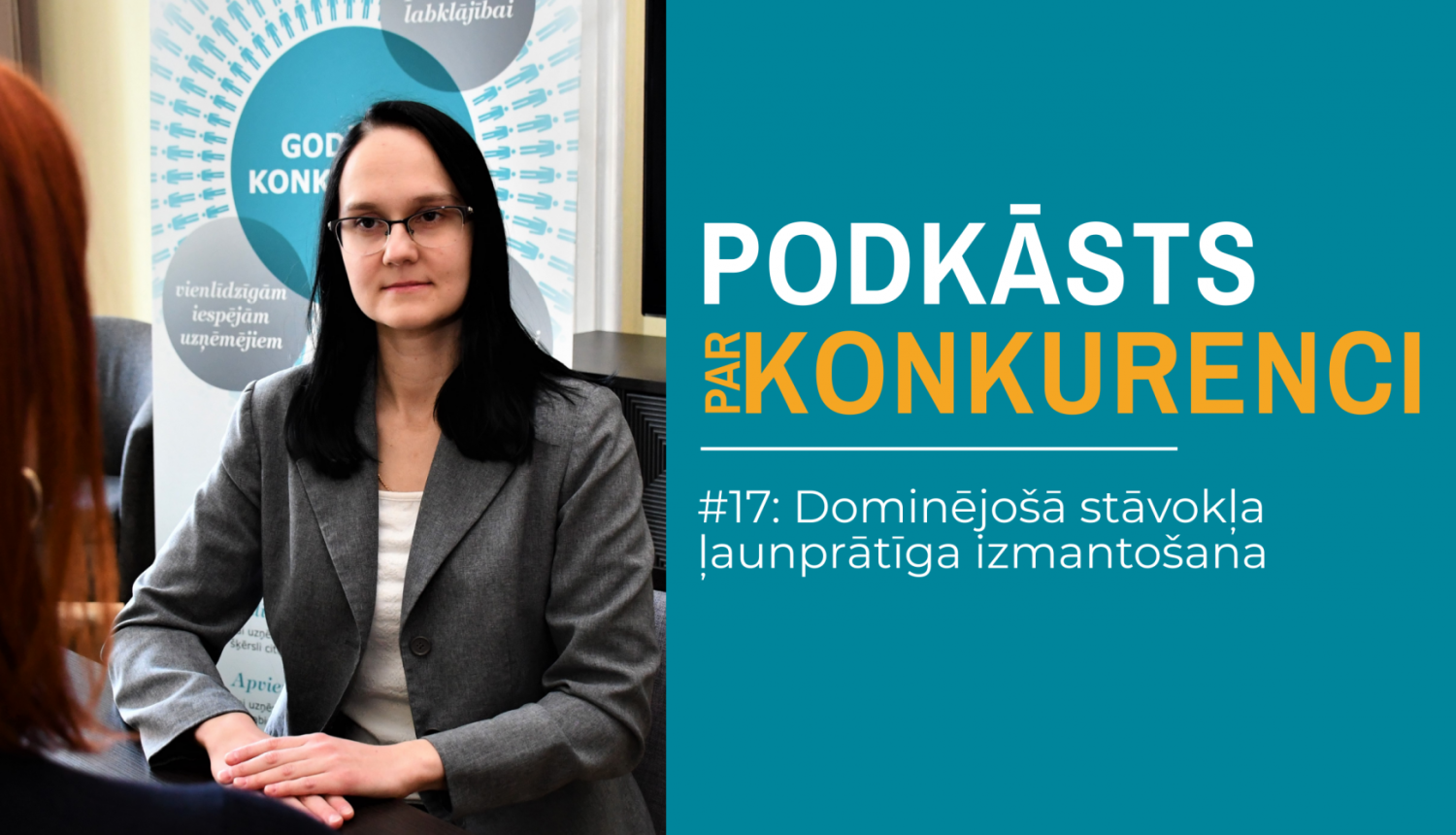 Podkāsta ieraksts ar Analītiskā departamenta direktores vietnieci Ievu Dāboliņu