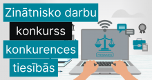 Zinātnisko darbu konkurss konkurences tiesībās