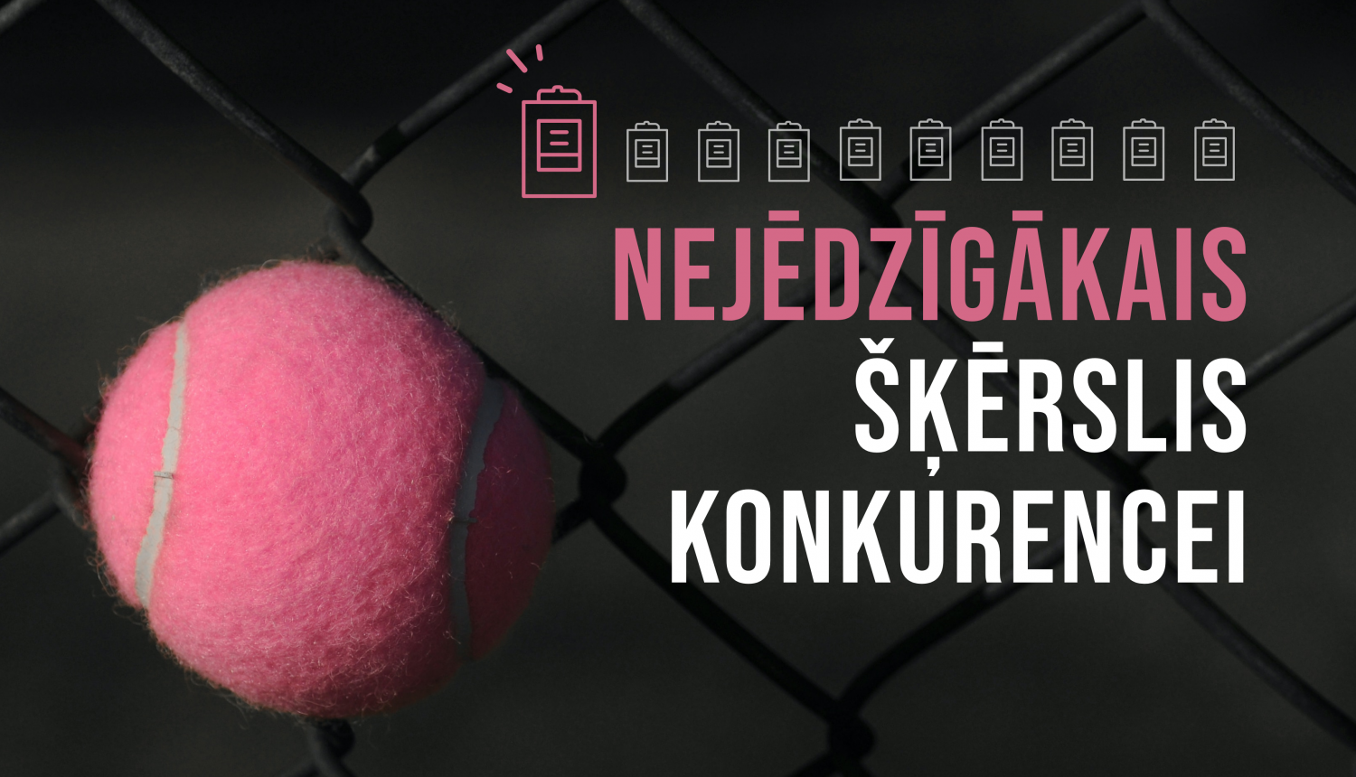 Akcijas "Nejēdzīgākais šķērslis konkurencei" plakāts