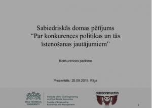 Sabiedriskās domas pētījums – 2018. gads