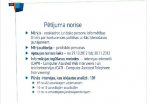 Sabiedriskās domas pētījums – 2012. gads